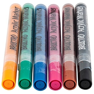 Brustro Acrylic Marker Set of 6 - Set B