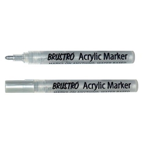 Brustro Acrylic Paint Marker - Silver