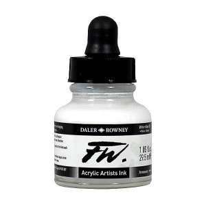 Daler-Rowney FW Acrylic Artists Ink 29.5ML - White