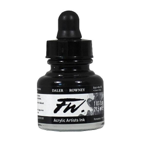 Daler-Rowney FW Acrylic Artists Ink 29.5ML - Black (India)