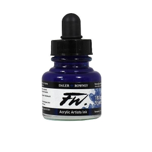 Daler-Rowney FW Acrylic Artists Ink 29.5ML - Rowney Blue