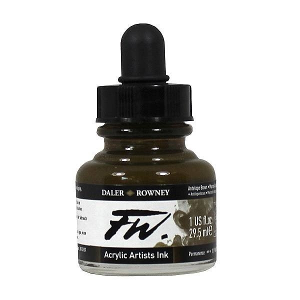 Daler-Rowney FW Acrylic Artists Ink 29.5ML - Antelope Brown