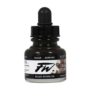 Daler-Rowney FW Acrylic Artists Ink 29.5ML - Sepia