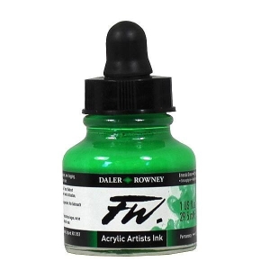 Daler-Rowney FW Acrylic Artists Ink 29.5ML - Emerald Green