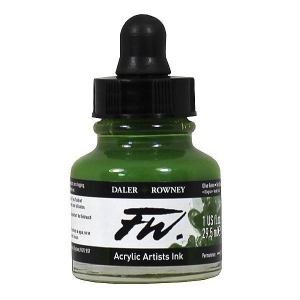 Daler-Rowney FW Acrylic Artists Ink 29.5ML - Olive Green