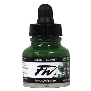 Daler-Rowney FW Acrylic Artists Ink 29.5ML - Sap Green