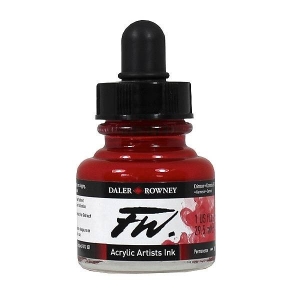 Daler-Rowney FW Acrylic Artists Ink 29.5ML - Crimson