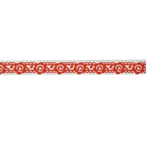 Decorative Tape Thin - Flowers and Vine (Red)