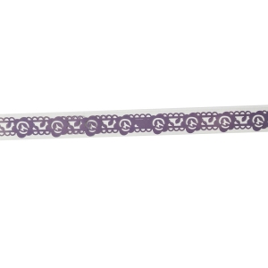 Decorative Tape Thin - Flowers and Vine (Purple)