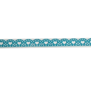 Decorative Tape Thin - Hearts (Blue)