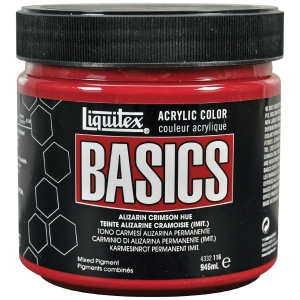 Liquitex Basics Acrylic Paint - Alizarin Crimson Hue (946ML)