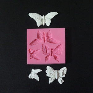 Whimsical Butterflies Silicone Clay Mould