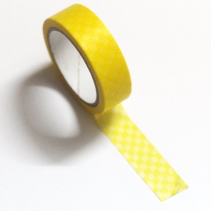 Polka Dots - Lemon Yellow and White - Japanese Washi Tape