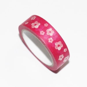 Floral (Design 4) - Pink - Japanese Washi Tape