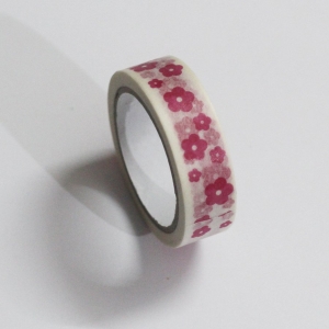 Floral (Design 2) - Pink - Japanese Washi Tape