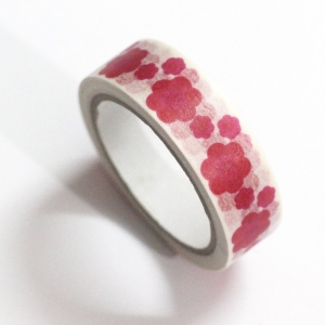 Floral (Design 3) - Pink - Japanese Washi Tape