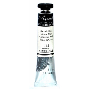 Sennelier l'Aquarelle French Artists' Watercolor 21 ML - Chinese White