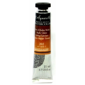 Sennelier l'Aquarelle French Artists' Watercolor 21 ML - Burnt Umber