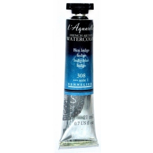 Sennelier l'Aquarelle French Artists' Watercolor 21 ML - Indigo