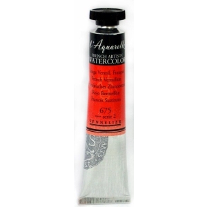 Sennelier l'Aquarelle French Artists' Watercolor 21 ML - French Vermilion