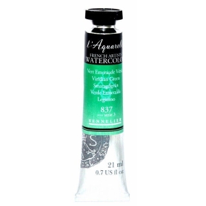 Sennelier l'Aquarelle French Artists' Watercolor 21 ML - Viridian Green