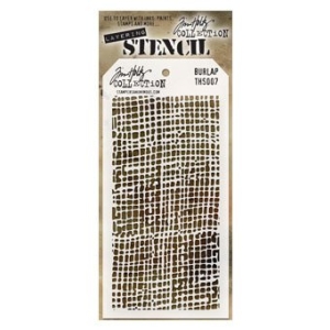 Tim Holtz Layering Stencil - Burlap