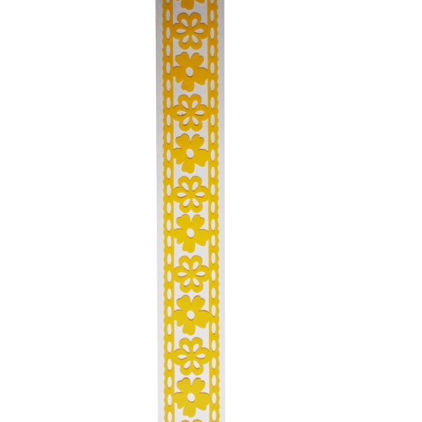 Decorative Tape - Floral (Yellow)