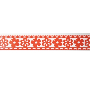 Decorative Tape - Floral (Red)