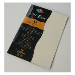 Canson Mi-Teintes A4 colour sheets 160gsm - Pale Yellow 101