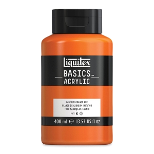 Liquitex Basics Acrylic Paint - Cadmium Orange Hue (400ML)