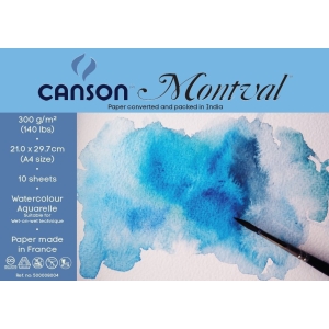 Canson Montval 300 GSM A4 Pack of 10 Sheets