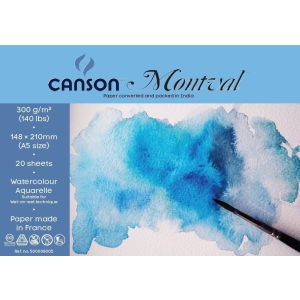 Canson Montval 300 GSM A5 Pack of 20 Sheets