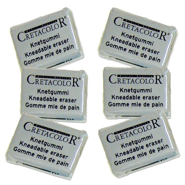 Cretacolor Kneedable Eraser - Small (Pack of 6)