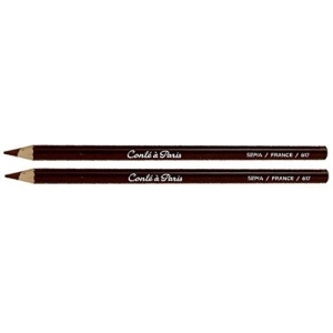 Conte A Paris Artist's Pencils Sepia (Box of 12 Pencils)