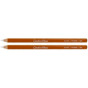 Conte A Paris Artist's Pencils White (Box of 12 Pencils)