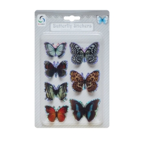 Butterfly Stickers - Muted Dark Collection