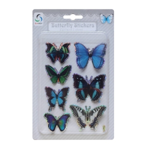 Butterfly Stickers - Shades of Blue and Green