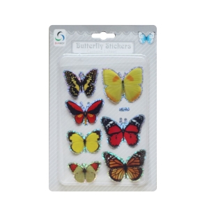 Butterfly Stickers - Shades of Yellow, Red and Orange