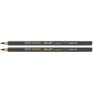 Conte A Paris Artist's Pencils Charcoal 2B (Box of 12 Pencils)