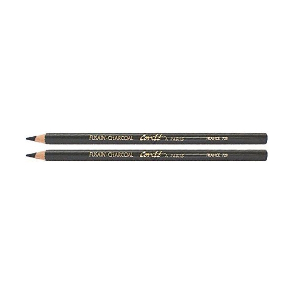 Conte A Paris Artist's Pencils Charcoal 2B (Box of 12 Pencils)