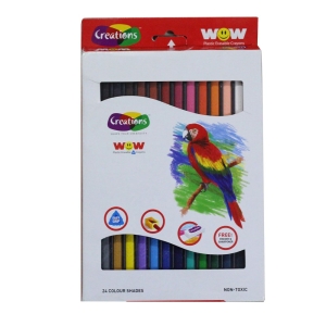 Creations Plastic Erasable Crayons (24 shades)