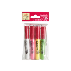 Kirarina 4pc Cute Puff Paint Set - Kira-Kira