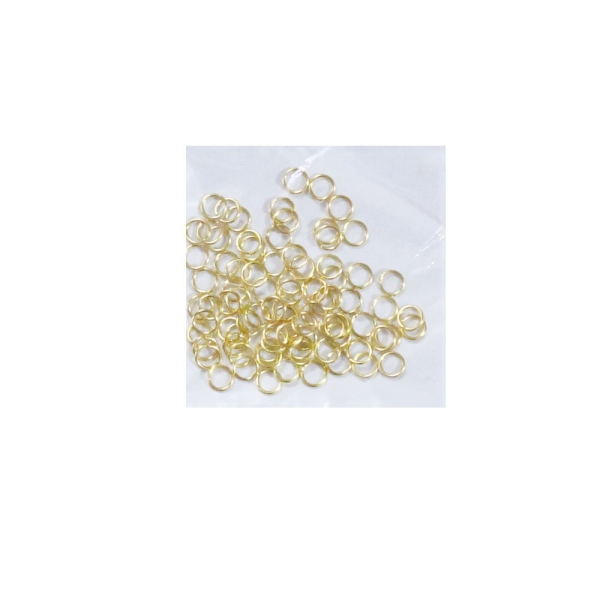 Jump Rings (Pack of 50 rings) - Golden