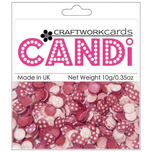 CraftWorkCards Candi Printed Embellishments - Passionista