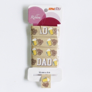 Sewrite Ribbon - Dad (Brown)