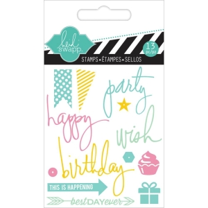 Heidi Swapp Clear Mini Stamps - Party