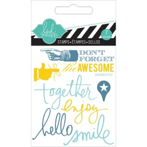 Heidi Swapp Clear Mini Stamps - Together