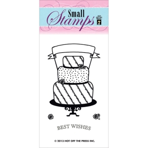 Hot Off The Press Acrylic Stamp - Cake