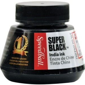 Speedball Super Black India Ink 59 ml