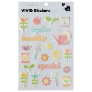 Vivid Stickers - All things grow with Love